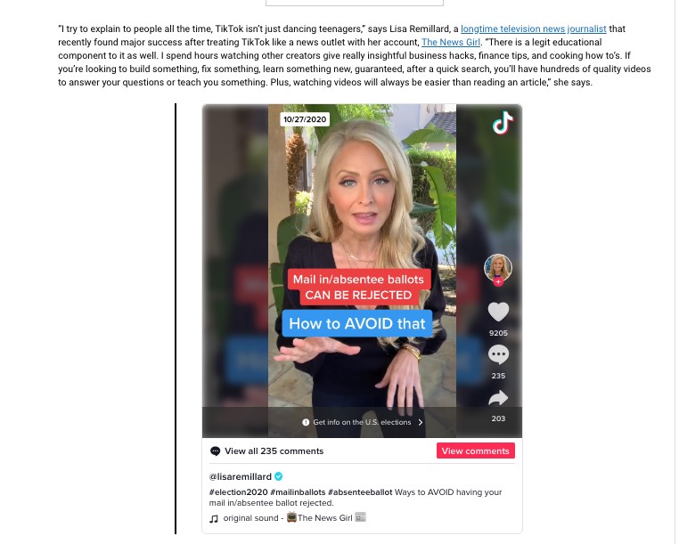 Featured on Grit Daily: On TikTok, Generation Z Stays Informed